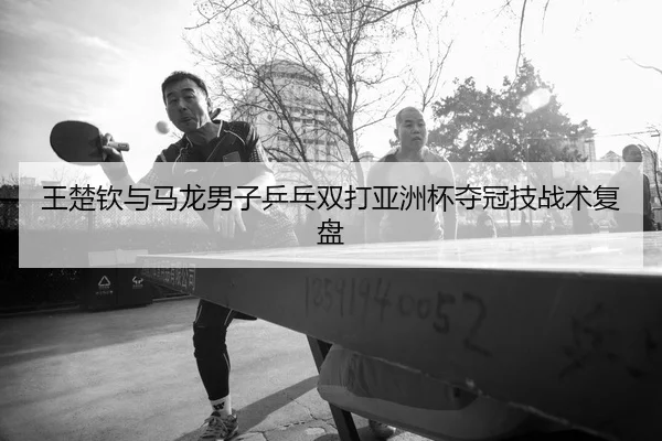 王楚钦与马龙男子乒乓双打亚洲杯夺冠技战术复盘